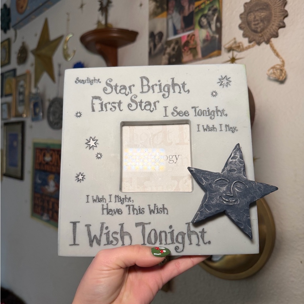 Vintage Frameology Starry Night Gray Photo Frame